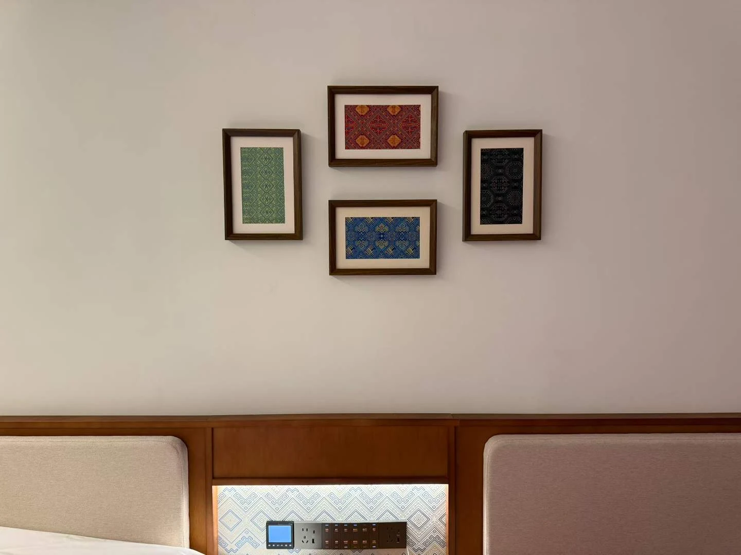 Framed Brocade Studies — supplier photograph