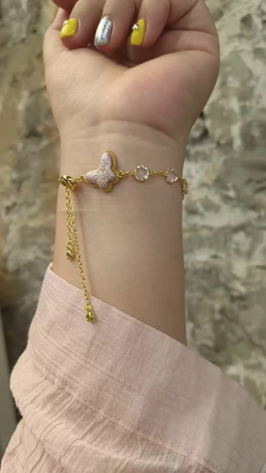 Woven Butterfly Bracelet — Supplier photograph